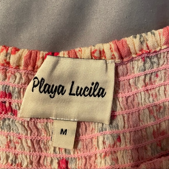 Playa Lucila Pink Floral Top - Picture 3 of 3